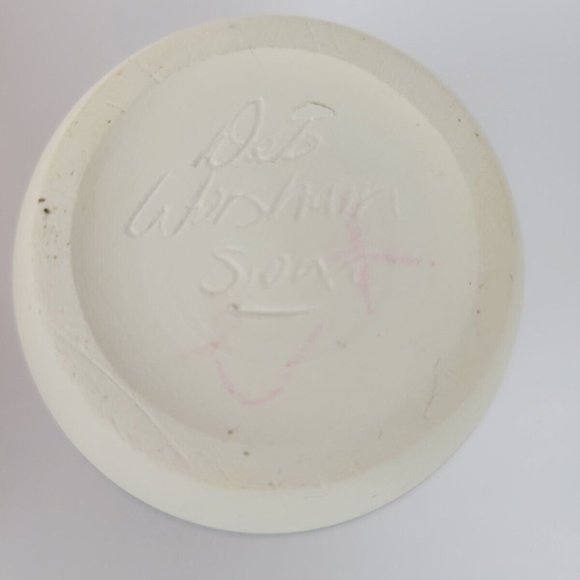 Vtg Native American Pottery Vases Set of Two Signed Sioux Jar Southwestern - Picture 11 of 11